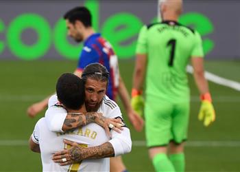 راموس يعادل رقم كومان بعد هدفه في مباراة ريال مدريد وإيبار