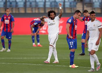 مارسيلو يمنح ريال مدريد رقم ا مميز ا بعد هدفه أمام إيبار
