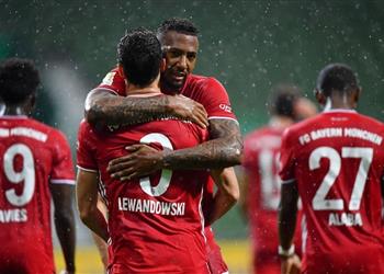 بالفيديو ليفاندوفسكي يسجل هدف بايرن ميونخ الأول أمام فيردر بريمن