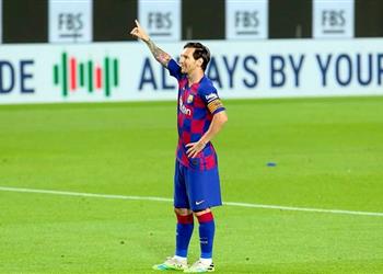 ميسي يكشف معنى احتفاله بهدفه في مباراة برشلونة وليجانيس