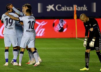 فيديو أتلتيكو مدريد يستعيد نغمة الانتصارات في الدوري الإسباني بخماسية أمام أوساسونا