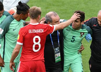 كأس القارات مدرب البرتغال نخشى أن يكون جيريرو م صاب بكسر في الساق