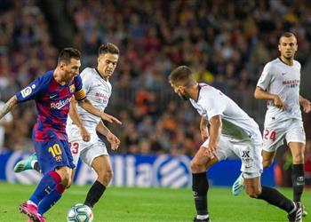 رقم مميز ينتظر ميسي حال تسجيله هدف ا في مباراة برشلونة وإشبيلية