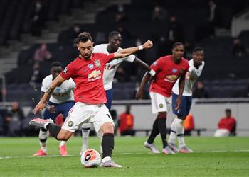 برونو فرنانديز يتفوق على لاعبي الدوري الإنجليزي بعد هدفه أمام توتنهام