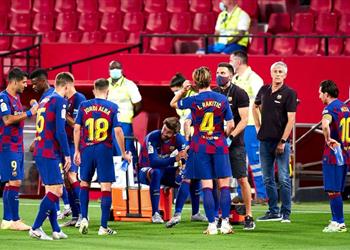 ترتيب الدوري الإسباني بعد تعادل برشلونة مع إشبيلية