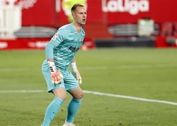 تير شتيجن عن تعادل برشلونة وإشبيلية لا أحد يستحق الفوز