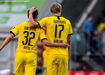 فيديو هالاند يهز شباك لايبزيج ويحقق رقم ا مميز ا