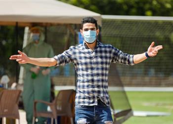 صور بيراميدز يجري المسحة الأولى للاعبيه استعداد ا لاستئناف التدريبات