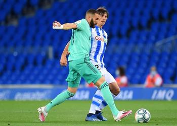 بالفيديو بنزيما يضيف الهدف الثاني لريال مدريد أمام سوسيداد