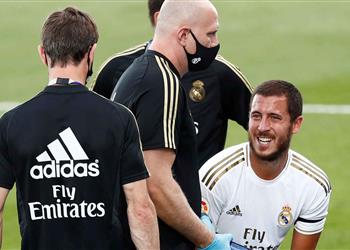 هازارد يغيب عن تدريبات ريال مدريد استعداد ا لـ مايوركا