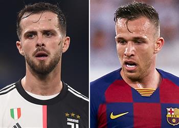 يوفنتوس يعترف بمفاوضاته المتقدمة مع برشلونة بشأن صفقة بيانيتش وآرثر