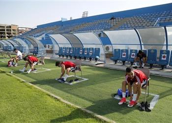 بالصور بيراميدز يخوض مرانه الأول بعد كورونا استعدادا لعودة الدوري