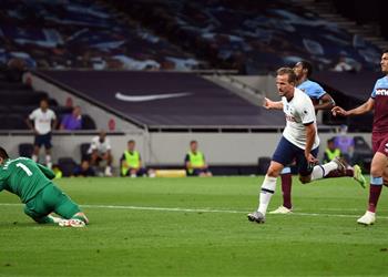 هاري كين يحقق إنجاز ا مميز ا في الدوري الإنجليزي بعد هدفه أمام وست هام