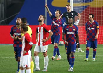 فيديو البديل راكيتيتش يسجل الهدف الأول لـ برشلونة أمام أتلتيك بلباو