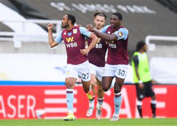 فيديو تريزيجيه يشارك والمحمدي يسجل في تعادل أستون فيلا الصعب مع نيوكاسل