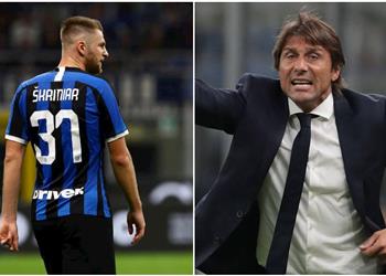 إيقاف سكرينيار وكونتي بعد مباراة إنتر ميلان وساسولو