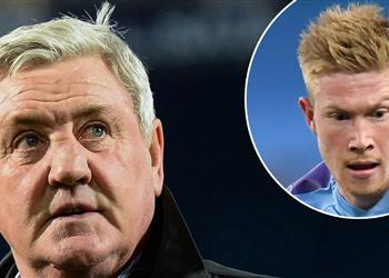 ستيف بروس عن دي بروين أتمنى أن يسأم من مانشستر سيتي وينتقل إلى نيوكاسل