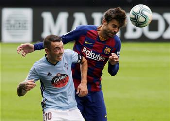 فيديو برشلونة يسقط في فخ التعادل أمام سيلتا فيجو ويمنح ريال مدريد فرصة الانفراد بالقمة