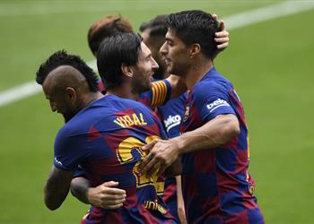 فيديو كلاكيت ثاني مرة ميسي يصنع وسواريز يسجل أمام سيلتا فيجو