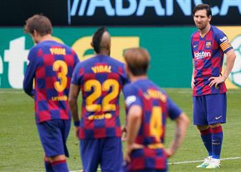 صور لقطات تظهر تجاهل ميسي لـ سارابيا وانفعال سواريز في مباراة برشلونة وسيلتا فيجو