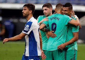 فالفيردي بعد فوز ريال مدريد على إسبانيول متصدرون ونقترب من اللقب