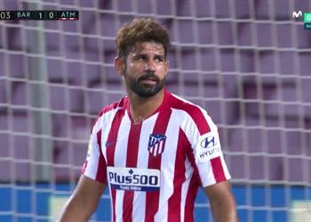 بالفيديو برشلونة يتقدم على أتلتيكو مدريد بهدف عكسي لـ دييجو كوستا