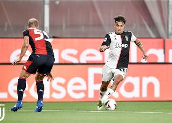 تسديدة رائعة فيديو ديبالا يتقدم بالهدف الأول لـ يوفنتوس أمام جنوى في الدوري الإيطالي