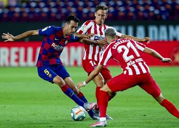 ترتيب الدوري الإسباني بعد تعادل برشلونة مع أتلتيكو مدريد