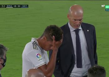 فاران يغادر مباراة ريال مدريد وخيتافي مصاب ا