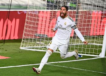 فيديو راموس يسجل هدف ريال مدريد الأول في خيتافي