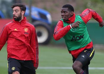 تقارير تكشف حقيقة إصابة بوجبا وبرونو في تدريبات مانشستر يونايتد قبل مواجهة بورنموث