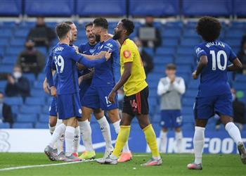 فيديو تشيلسي يفوز على واتفورد بثلاثية نظيفة في الدوري الإنجليزي