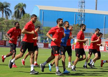 مران الأهلي مشاركة حمدي فتحي لأول مرة وجلسة لثنائي الفريق في الجيم