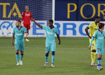 فاتي يحقق رقم ا مميز ا مع برشلونة بعد هدفه في فياريال