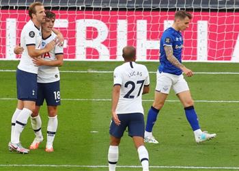 فيديو بهدف عكسي توتنهام يتخطى إيفرتون في الدوري الإنجليزي