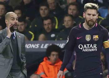 رد غير متوقع جوارديولا يكشف موقفه من انضمام ميسي إلى مانشستر سيتي