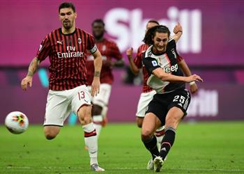 بالفيديو بتسديدة صاروخية رابيو يتقدم لـ يوفنتوس بهدف رائع أمام ميلان