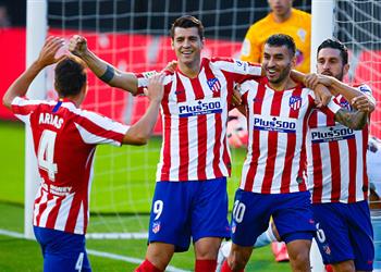 بعد 54 ثانية من بداية اللقاء فيديو موراتا يدخل تاريخ أتلتيكو مدريد بهدفه أمام سيلتا فيجو