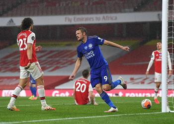 ترتيب هدافي الدوري الإنجليزي بعد هدفي أوباميانج وفاردي في لقاء آرسنال وليستر سيتي