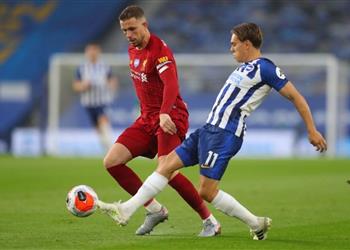 هندرسون يخرج مصاب ا من مباراة ليفربول وبرايتون