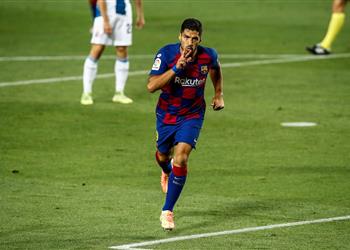 ترتيب هدافي الدوري الإسباني بعد هدف سواريز في مباراة برشلونة وإسبانيول