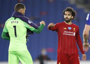 أبرزهم فاولر وأوين وجيرارد ضحايا محمد صلاح بعد رقمه التاريخي في مباراة ليفربول وبرايتون