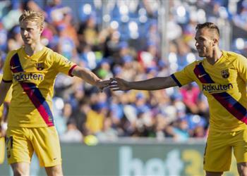 قائمة برشلونة لمباراة بلد الوليد استبعاد آرثر واستمرار غياب دي يونج