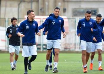 الزمالك يخوض مرانه الأول في برج العرب ومحمد عواد يتدرب منفرد ا