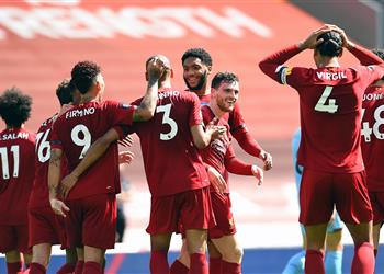 بالفيديو بمشاركة محمد صلاح ليفربول يسقط في فخ التعادل أمام بيرنلي