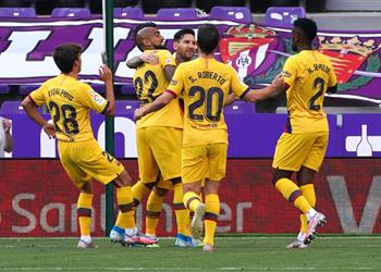 بالفيديو برشلونة يتخطى بلد الوليد ويبقي أمله في الدوري الإسباني على قيد الحياة