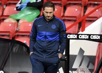 لامبارد بعد الخسارة بثلاثية شيفيلد كان أفضل ولست قلق ا بشأن المراكز الأربعة الأولى