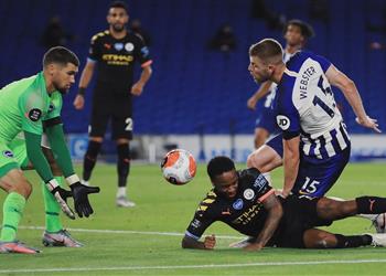 ستيرلينج عن هدفه الكوميدي أمام برايتون الفائز بجائزة بوشكاش