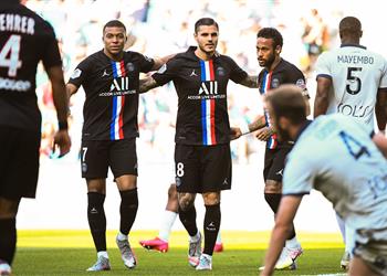 في حضور جماهيري لأول مرة بعد كورونا باريس سان جيرمان يسحق لوهافر بالتسعة ودي ا