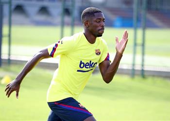 ديمبلي يعود لتدريبات برشلونة بعد غياب 5 أشهر